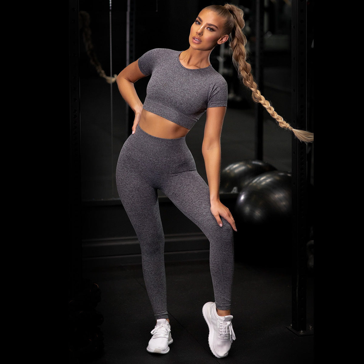 Knitted Solid Fitness