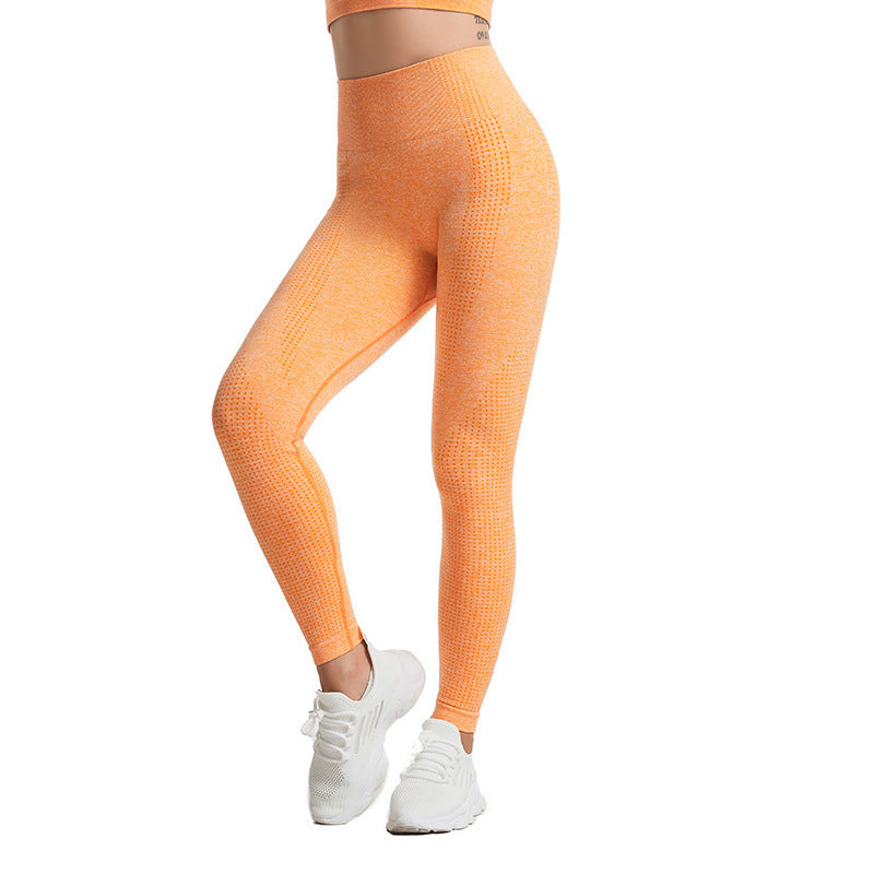 Women's Seamless Tight-fitting Moisture Wicking Fitness Pants Yoga Wear