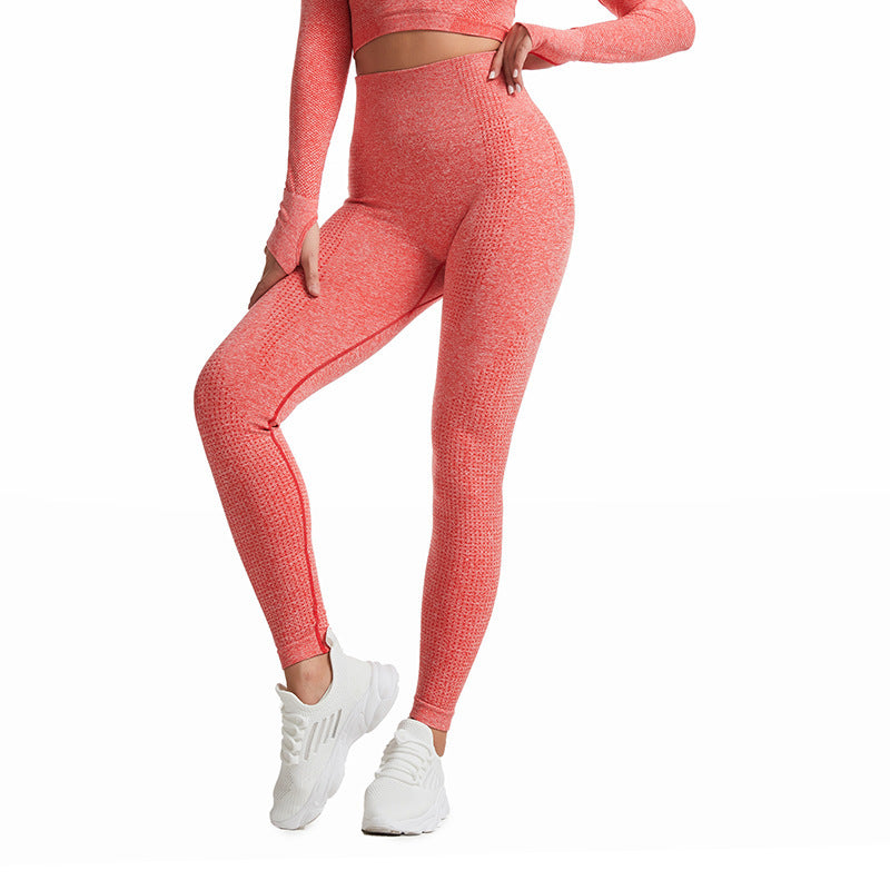 Women's Seamless Tight-fitting Moisture Wicking Fitness Pants Yoga Wear