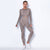 Seamless Knitted Long-Sleeved Yoga Wearsuit