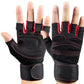 Half finger gym gloves