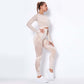 Seamless Knitted Long-Sleeved Yoga Wearsuit
