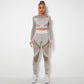Seamless Knitted Long-Sleeved Yoga Wearsuit